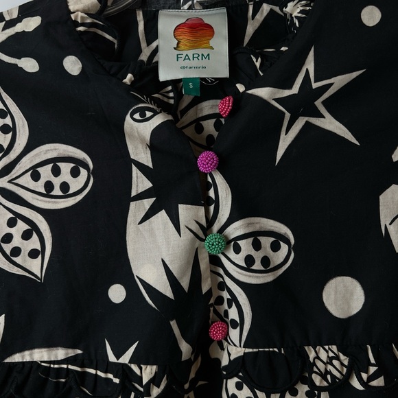 FARM RIO Cerrado Sky Mini Dress Size S - Picture 6 of 6